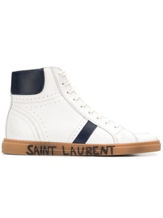 Saint Laurent высокие кроссовки Joe