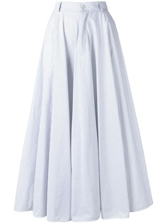 Mm6 Maison Margiela юбка миди с завышенной талией