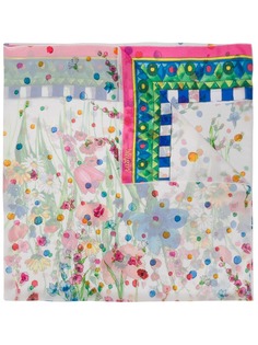 Blugirl шарф с цветочным принтом