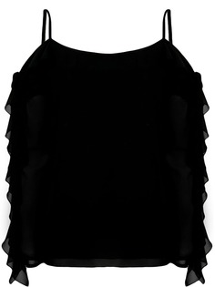 Blugirl блузка с оборками на рукавах