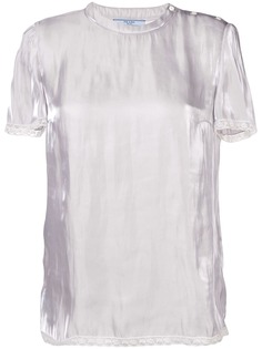 Prada блузка с короткими рукавами