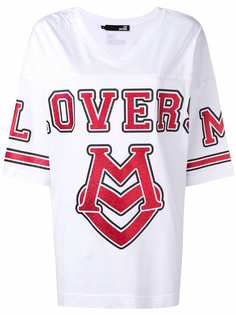 Love Moschino футболка Lovers с блестками