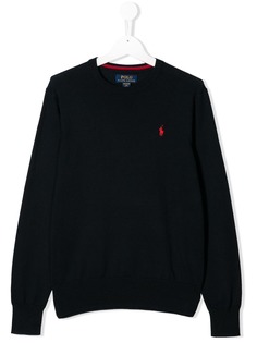 Ralph Lauren Kids свитер с круглым вырезом