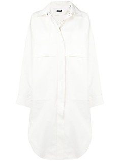 Jil Sander Navy куртка-рубашка в стиле оверсайз