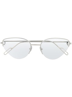 Cartier Eyewear очки в оправе кошачий глаз