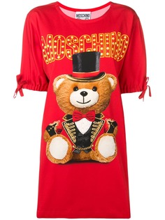 Moschino платье-футболка Circus Teddy Bear