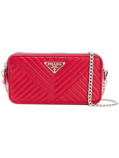 Prada стеганая сумка через плечо