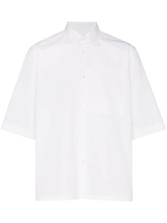 Jil Sander рубашка Silence с короткими рукавами и большим карманом