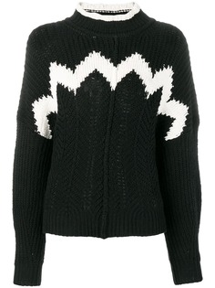 Isabel Marant трикотажный джемпер с узором