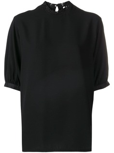 Calvin Klein блузка с кружевной отделкой