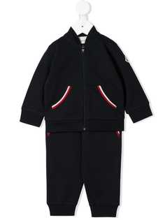 Moncler Kids спортивный костюм с отделкой