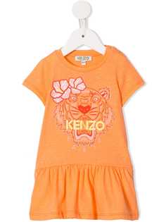 Kenzo Kids платье-футболка с тигром