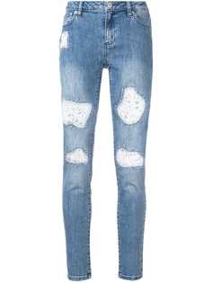 Michael Michael Kors джинсы с кружевными вставками