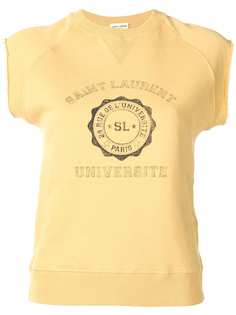 Saint Laurent топ без рукавов с логотипом