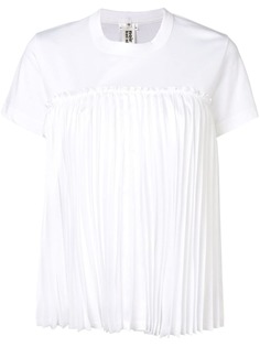 Comme Des Garçons Noir Kei Ninomiya рубашка с плиссировкой