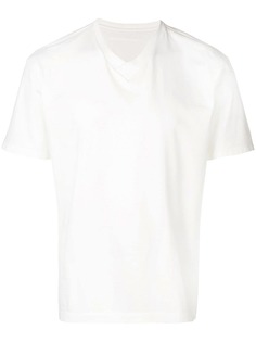 Issey Miyake футболка кроя слим с V-образным вырезом
