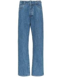 Prada прямые джинсы с поясом