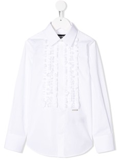 Dsquared2 Kids рубашка с оборками