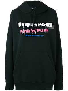 Dsquared2 толстовка Pink n Punk с капюшоном
