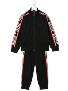 Moncler Enfant спортивный костюм со вставками сбоку