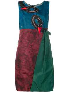 Prada Pre-Owned короткое платье с декором в виде лебедей