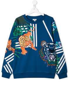Kenzo Kids толстовка с принтом