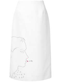 Calvin Klein 205W39nyc юбка миди Calvin Klein x Andy Warhol Foundation