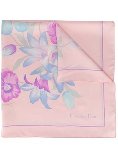 Christian Dior Pre-Owned шарф с цветочным принтом