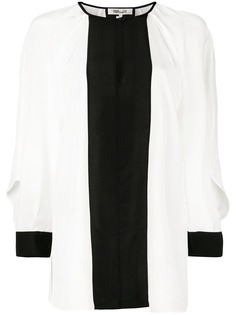 DVF Diane von Furstenberg топ Aime с прорезью