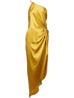 Michelle Mason вечернее платье с перекрученной деталью