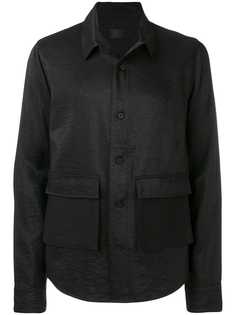RtA куртка-рубашка с мятым эффектом