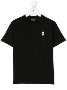 Marcelo Burlon County Of Milan Kids футболка с вышитым логотипом