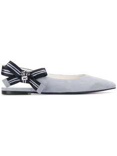 Kennel&Schmenger балетки с бантом и ремешком на пятке