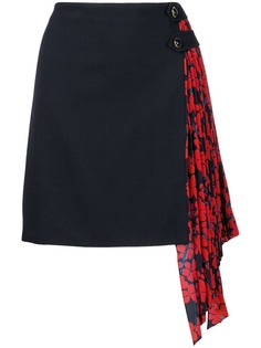 Givenchy юбка с плиссированной панелью