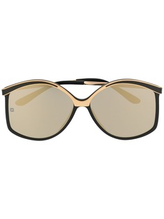 Elie Saab солнцезащитные очки структурной формы
