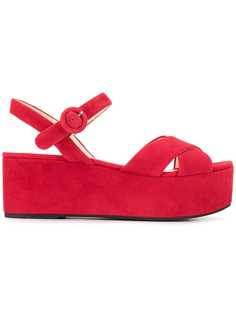 Prada сандалии на платформе