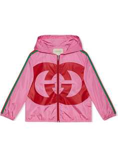 Gucci Kids куртка с принтом Interlocking G