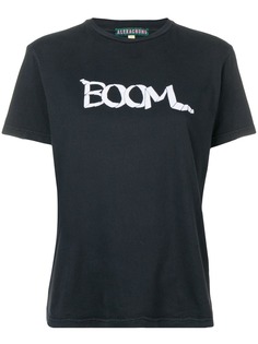 Alexa Chung мешковатая футболка с принтом Boom