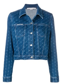 Stella McCartney джинсовая куртка с монограммами