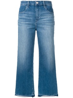 J Brand укороченные джинсы с необработанными краями