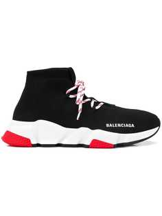 Balenciaga кроссовки-носки Speed на шнуровке
