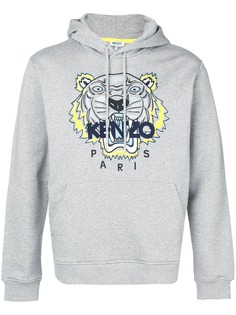 Kenzo толстовка с капюшоном и вышитым тигром
