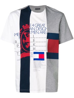 Tommy Hilfiger рубашка в стиле пэчворк с полосками