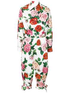 Dolce & Gabbana комбинезон с цветочным принтом