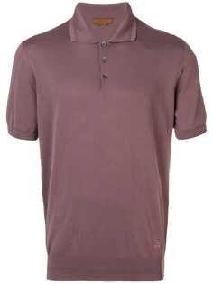 Corneliani однотонная рубашка-поло