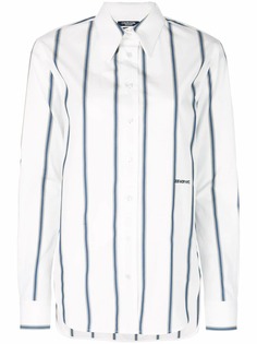 Calvin Klein 205W39nyc удлиненная рубашка в полоску