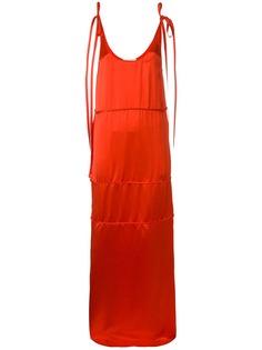 Ports 1961 длинное платье-рубашка с лямками на завязках