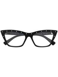 Valentino Eyewear очки с отделкой стразами