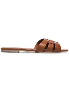 Saint Laurent плетеные сандалии Nu Pieds