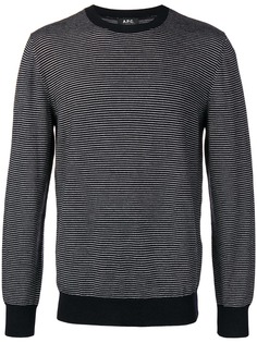 A.P.C. пуловер в полоску